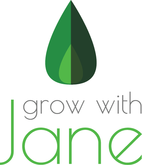 Grow with Jane - Vertical Logo